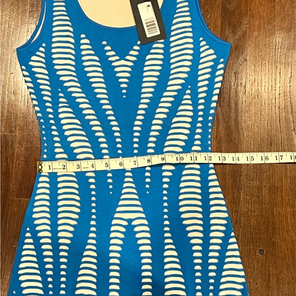 RVN Cutout Illusion Jacquard Maxi Blue Sand - Picture 10 of 12